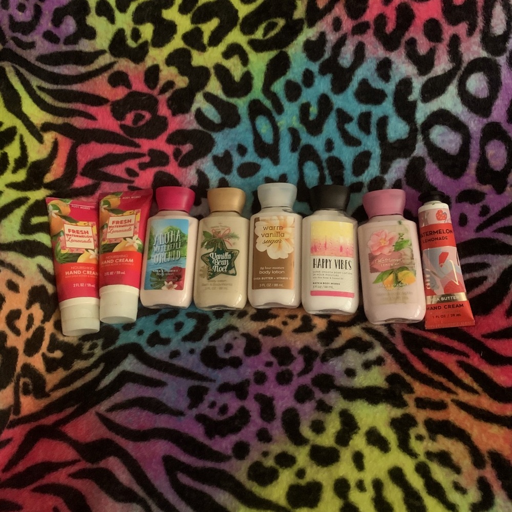 Buy this sh!t. Bath body works hand creams/lotions